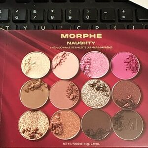 Morphe Naughty Eyeshadow Palette - Pink, Purple, Gold, Brown
